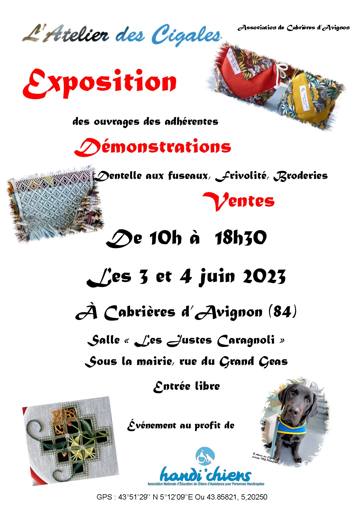 L’exposition des ouvrages des adhérentes